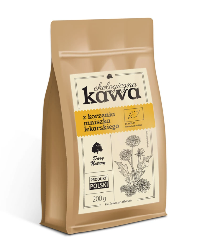 KAWA Z KORZENIA MNISZKA LEKARSKIEGO BIO 200 g – DARY NATURY KAWA Z KORZENIA MNISZKA LEKARSKIEGO BIO 200 g – DARY NATURY