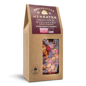 HERBATKA LIOFILIZOWANA OWOCOWE WITAMINKI BIO 80 g – DARY NATURY