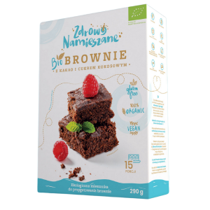 MIESZANKA NA BROWNIE BEZGLUTENOWA BIO 290 g – ZDROWO NAMIESZANE