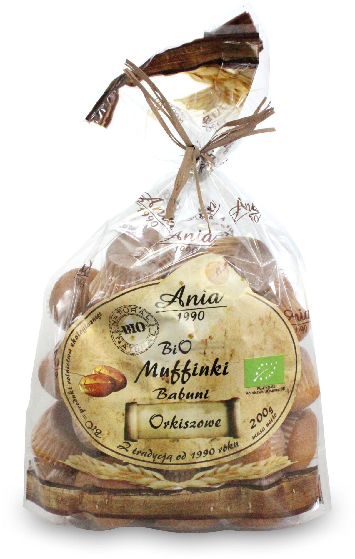 MUFFINKI BABUNI ORKISZOWE BIO 200 g – BIO ANIA MUFFINKI BABUNI ORKISZOWE BIO 200 g – BIO ANIA