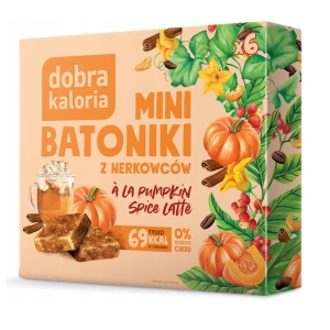 BATONIKI MINI Z NERKOWCÓW O SMAKU MANGO LASSI BEZ DODATKU CUKRÓW (6 x 17 g) 102 g – DOBRA KALORIA
