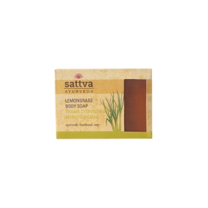 MYDŁO W KOSTCE DO CIAŁA TRAWA CYTRYNOWA 125 g – SATTVA (AYURVEDA) MYDŁO W KOSTCE DO CIAŁA TRAWA CYTRYNOWA 125 g – SATTVA (AYURVEDA)