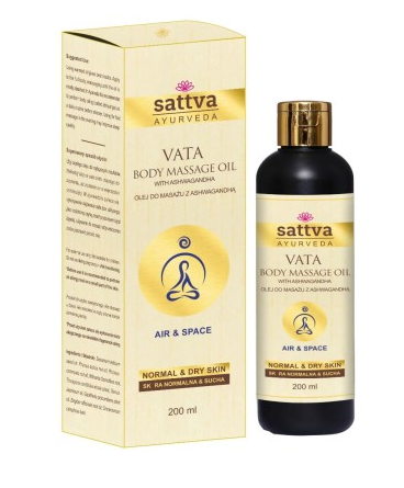 OLEJ DO MASAŻU RELAKSUJĄCY Z ASHWAGANDHĄ 200 ml – SATTVA (AYURVEDA) OLEJ DO MASAŻU RELAKSUJĄCY Z ASHWAGANDHĄ 200 ml – SATTVA (AYURVEDA)