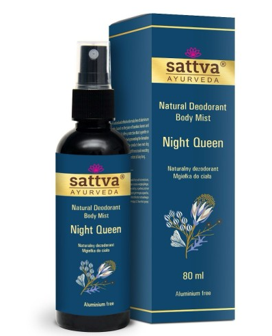 DEZODORANT – MGIEŁKA DO CIAŁA KRÓLOWA NOCY 80 ml – SATTVA (AYURVEDA) DEZODORANT – MGIEŁKA DO CIAŁA KRÓLOWA NOCY 80 ml – SATTVA (AYURVEDA)