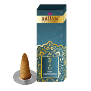 KADZIDEŁKA INDYJSKIE STOŻKOWE RELAKS (10 szt.) 20 g – SATTVA (AYURVEDA)