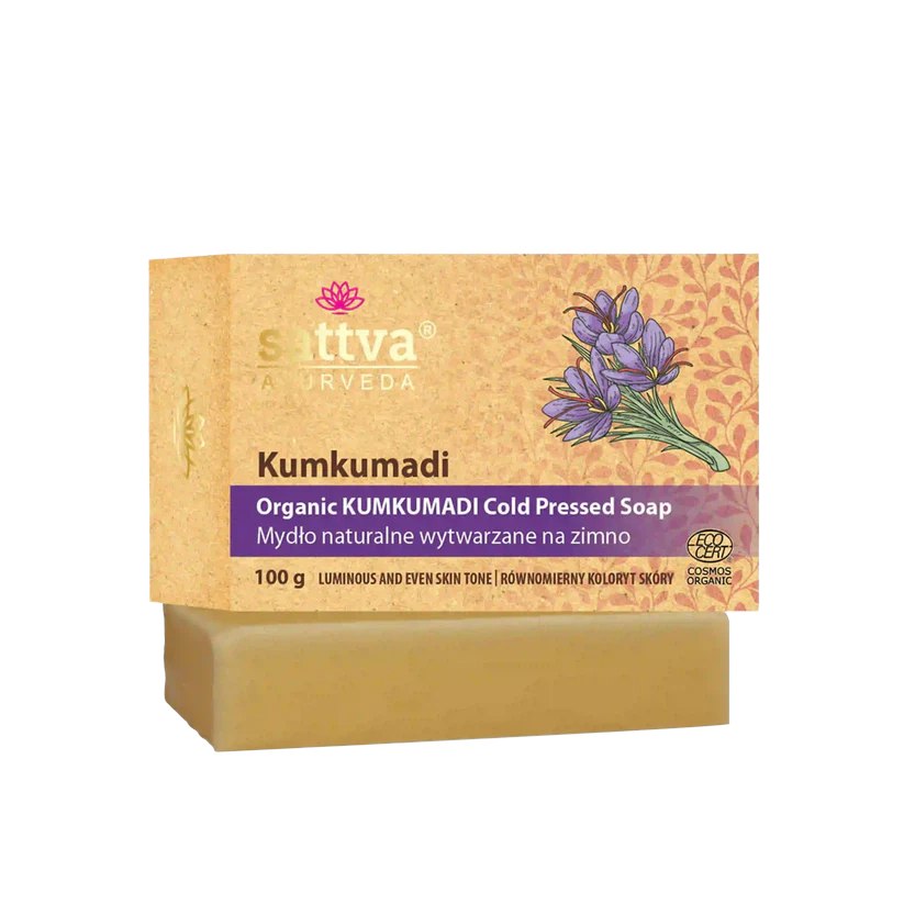 MYDŁO W KOSTCE DO CIAŁA KUMKUMADI ECO 100 g – SATTVA (AYURVEDA) MYDŁO W KOSTCE DO CIAŁA KUMKUMADI ECO 100 g – SATTVA (AYURVEDA)