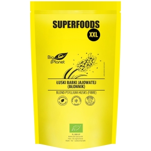 ŁUSKI BABKI JAJOWATEJ (BŁONNIK) BIO 400 g – BIO PLANET SUPERFOODS