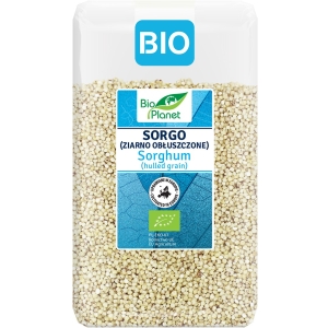 SORGO BIAŁE OBŁUSZCZONE BEZGLUTENOWE BIO 1 kg – BIO PLANET