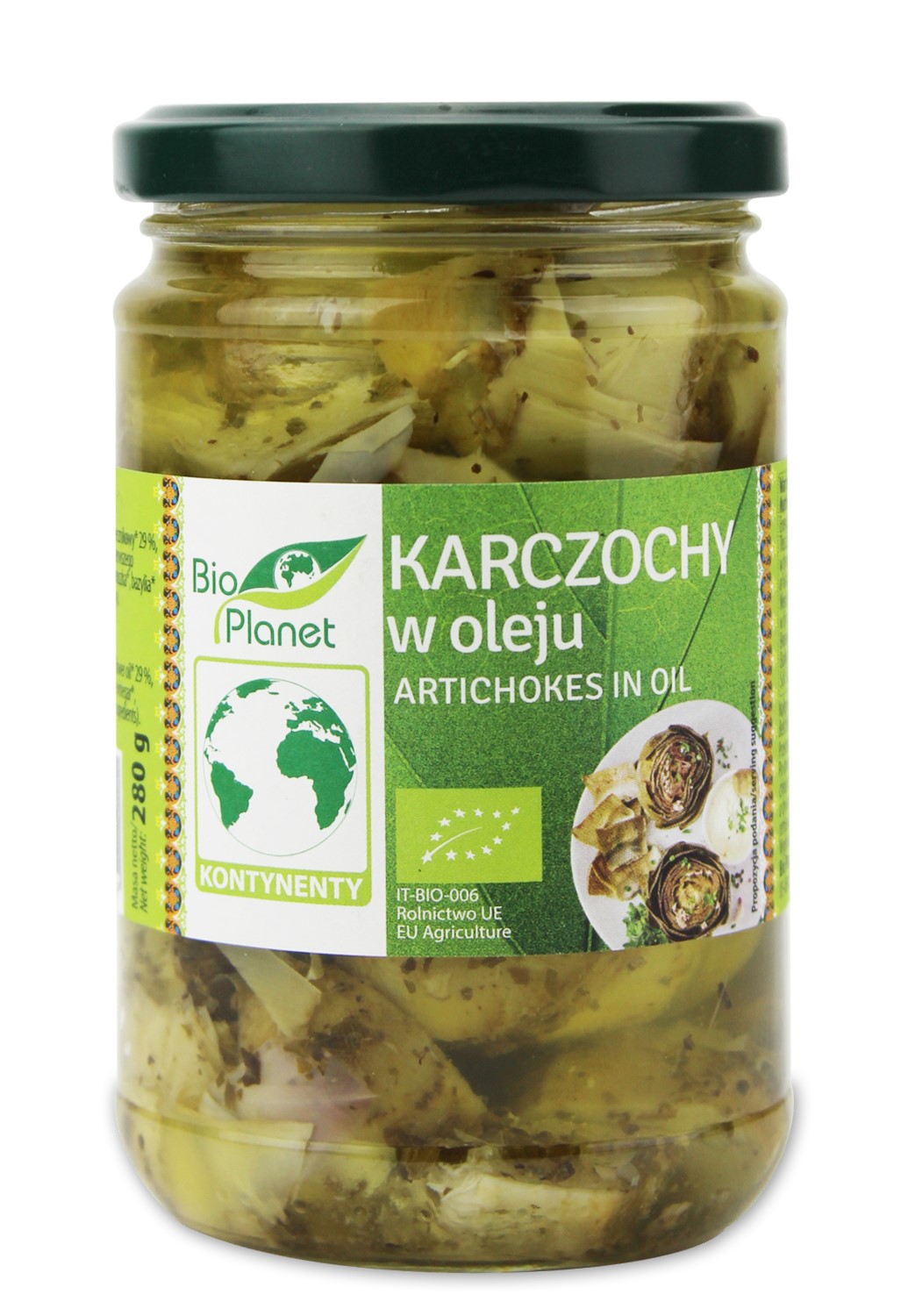 KARCZOCHY W OLEJU BIO 280 g – BIO PLANET KARCZOCHY W OLEJU BIO 280 g – BIO PLANET