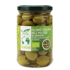 OLIWKI ZIELONE BEZ PESTEK W ZALEWIE BIO 280 g (150 g) – BIO PLANET