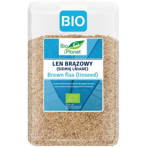 LEN BRĄZOWY (SIEMIĘ LNIANE) BIO 2 kg – BIO PLANET