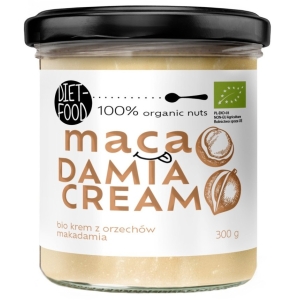 KREM Z ORZECHÓW MACADAMIA PRAŻONYCH 100 % BIO 300 g – DIET-FOOD