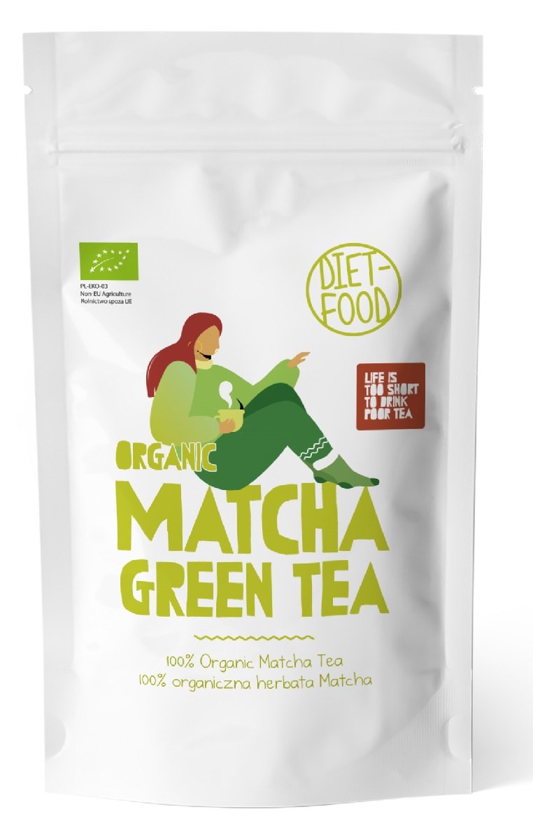 HERBATA ZIELONA MATCHA BIO 100 g – DIET-FOOD HERBATA ZIELONA MATCHA BIO 100 g – DIET-FOOD