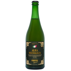 KOMBUCHA O SMAKU FIJOŁKA I POMARAŃCZY (DANTE ALIGHIERI) BIO 750 ml – KOMBUCHA BY LAURENT (PLATINIUM)