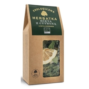 HERBATKA LIOFILIZOWANA MIĘTA Z CYTRYNĄ BIO 25 g – DARY NATURY