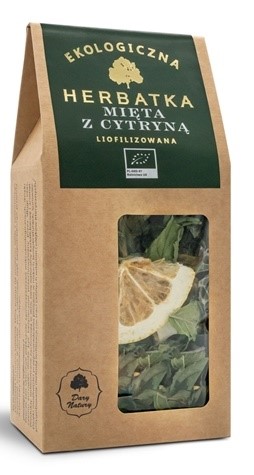 HERBATKA LIOFILIZOWANA MIĘTA Z CYTRYNĄ BIO 25 g – DARY NATURY HERBATKA LIOFILIZOWANA MIĘTA Z CYTRYNĄ BIO 25 g – DARY NATURY