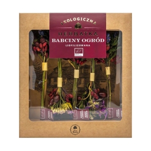 HERBATKA NA PATYKU BABCINY OGRÓD LIOFILIZOWANA BIO (5 x 4,5 g) 22,5 g – DARY NATURY