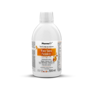 SUPLEMENT DIETY NA WŁOSY, SKÓRĘ I PAZNOKCIE W PŁYNIE BEZGLUTENOWY 500 ml – PHARMOVIT