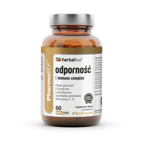 KAPSUŁKI NA ODPORNOŚĆ (IMMUNO COMPLEX) BEZGLUTENOWE 60 szt. – PHARMOVIT (HERBALLINE)