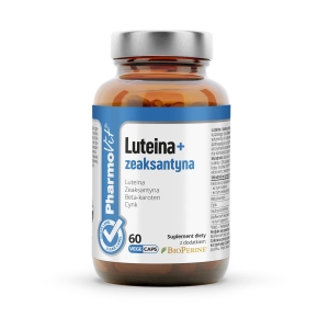 LUTEINA + ZEAKSANTYNA BEZGLUTENOWA 60 KAPSUŁEK – PHARMOVIT (CLEAN LABEL)