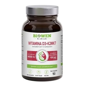 WITAMINA D3 + K2 90 KAPSŁEK – BIOWEN