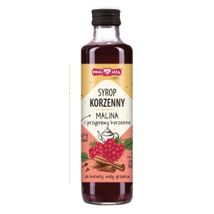 SYROP KORZENNY Z MALINAMI 250 ml – POLSKA RÓŻA SYROP KORZENNY Z MALINAMI 250 ml – POLSKA RÓŻA
