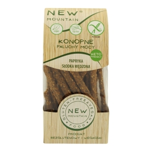 PALUCHY MOCY KONOPNE Z PAPRYKĄ SŁODKĄ WĘDZONĄ BEZGLUTENOWE 200 g – NEW MOUNTAIN