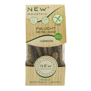PALUCHY Z SIEMIENIEM LNIANYM I CZARNUSZKĄ BEZGLUTENOWE 200 g – NEW MOUNTAIN