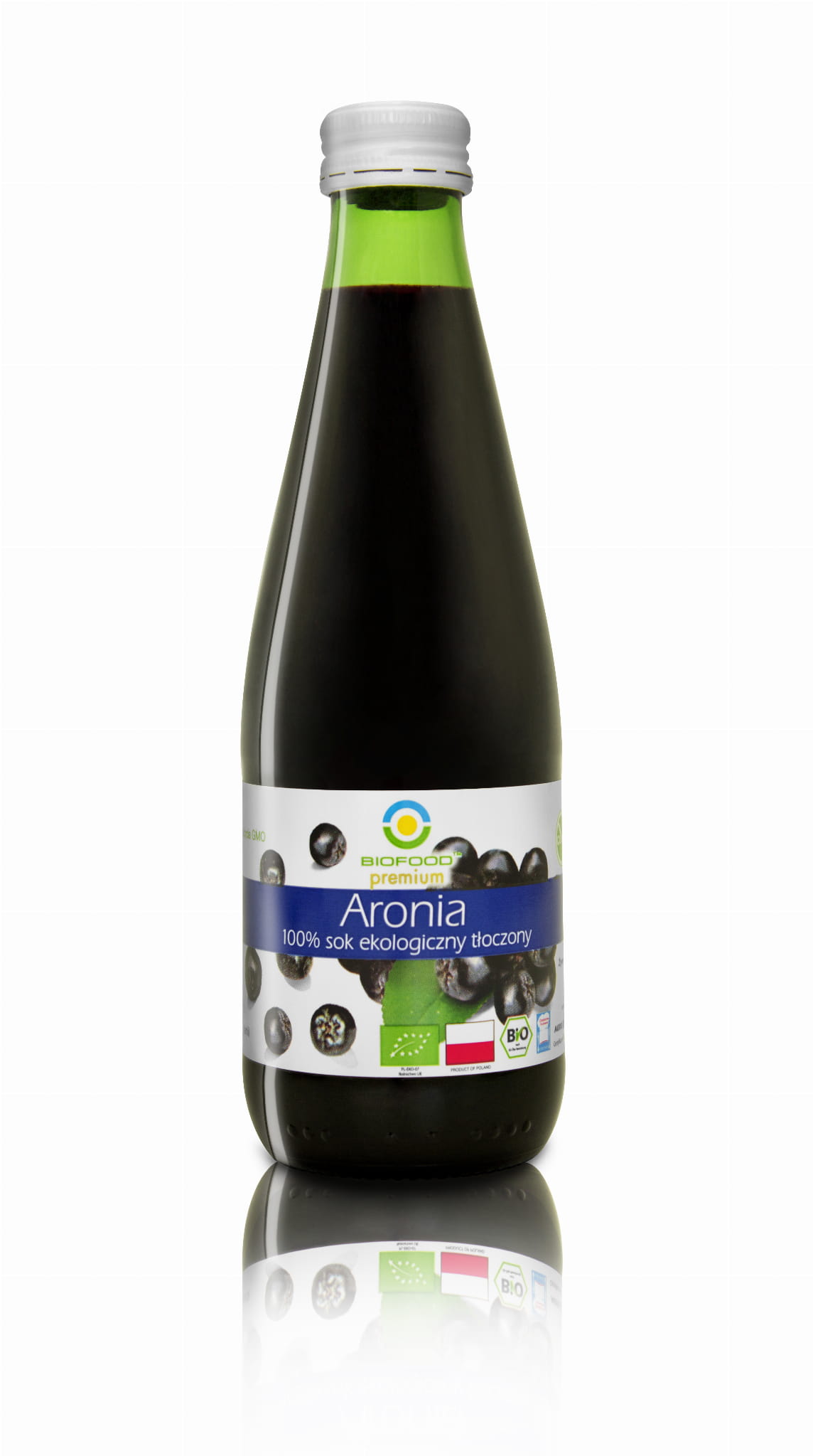 SOK Z ARONII BEZGLUTENOWY NFC BIO 300 ml – BIOFOOD SOK Z ARONII BEZGLUTENOWY NFC BIO 300 ml – BIOFOOD
