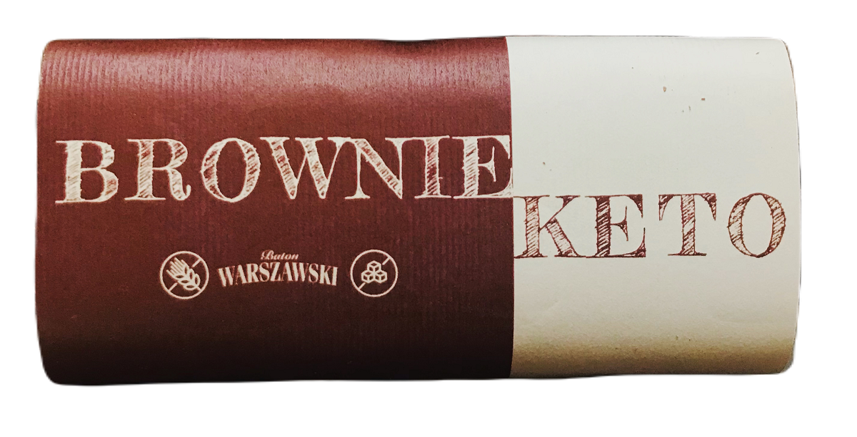 BATON BROWNIE BEZ DODATKU CUKRÓW BEZGLUTENOWY KETO 50 g – WARSZAWSKI BATON BROWNIE BEZ DODATKU CUKRÓW BEZGLUTENOWY KETO 50 g – WARSZAWSKI