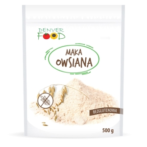 MĄKA OWSIANA BEZGLUTENOWA 500 g – DENVER FOOD