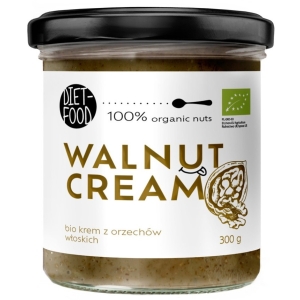 KREM Z ORZECHÓW WŁOSKICH PRAŻONYCH 100 % BIO 300 g – DIET-FOOD KREM Z ORZECHÓW WŁOSKICH PRAŻONYCH 100 % BIO 300 g – DIET-FOOD