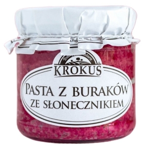 PASTA Z BURAKÓW ZE SŁONECZNIKIEM BEZGLUTENOWA 180 g – KROKUS
