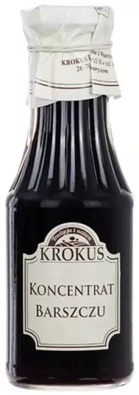 BARSZCZ CZERWONY BEZGLUTENOWY KONCENTRAT 280 ml – KROKUS BARSZCZ CZERWONY BEZGLUTENOWY KONCENTRAT 280 ml – KROKUS