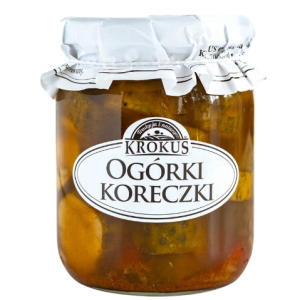 OGÓRKI KORECZKI KONSERWOWE 530 g (250 g) – KROKUS
