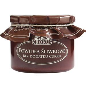 POWIDŁA ŚLIWKOWE BEZ DODATKU CUKRÓW BEZGLUTENOWE 310 g – KROKUS POWIDŁA ŚLIWKOWE BEZ DODATKU CUKRÓW BEZGLUTENOWE 310 g – KROKUS