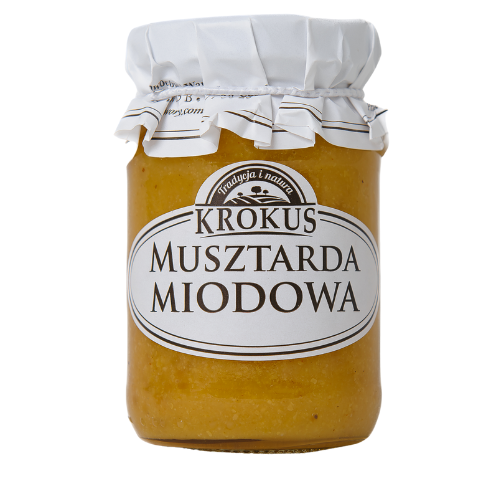 MUSZTARDA MIODOWA 185 g – KROKUS MUSZTARDA MIODOWA 185 g – KROKUS