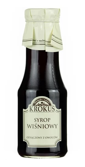 SYROP WIŚNIOWY BEZGLUTENOWY 355 g (280 ml) – KROKUS SYROP WIŚNIOWY BEZGLUTENOWY 355 g (280 ml) – KROKUS
