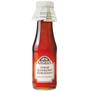 SYROP ŚLIWKOWY KORZENNY 355 g (280 ml) – KROKUS (PRODUKT SEZONOWY)