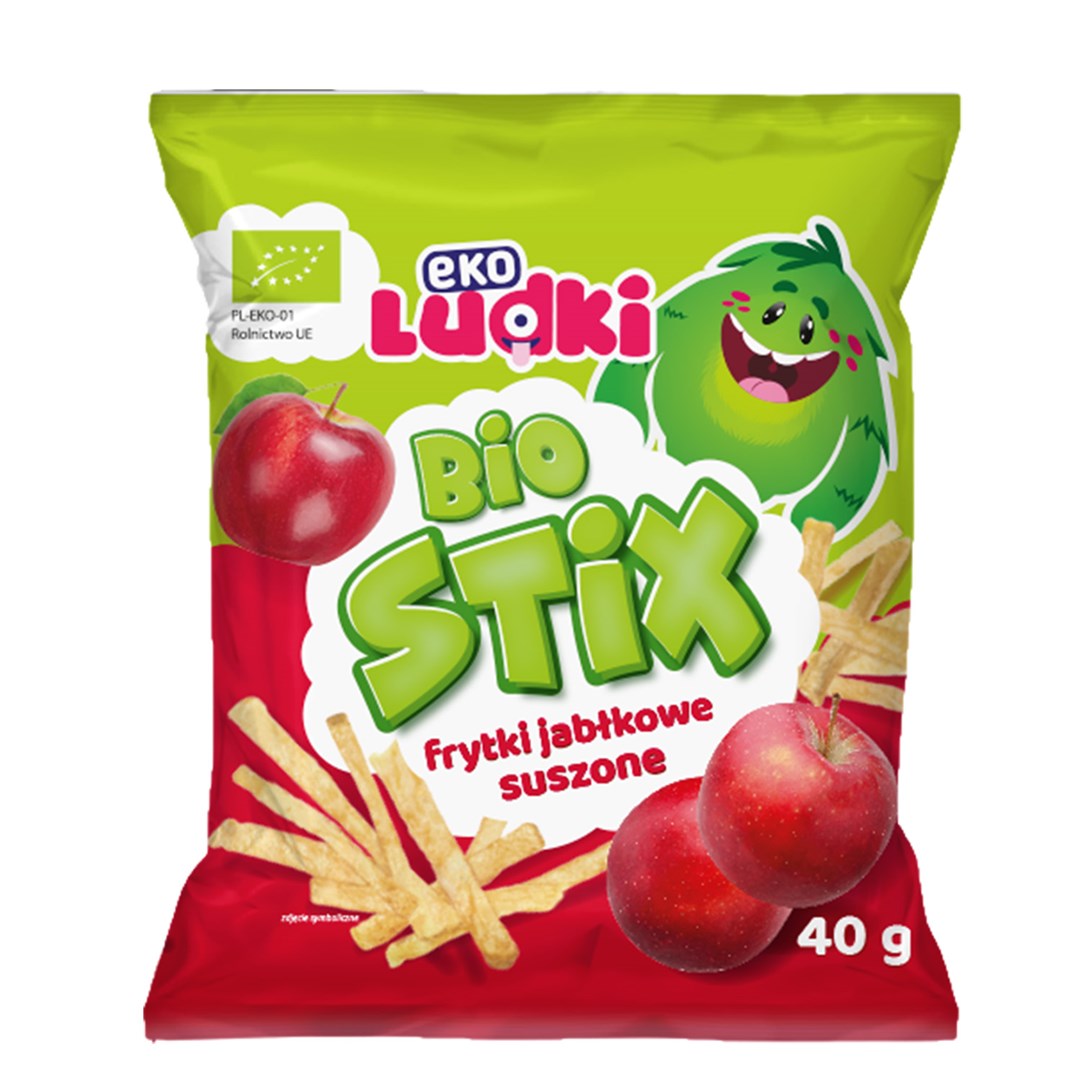 FRYTKI JABŁKOWE SUSZONE BIO 40 g – EKO LUDKI FRYTKI JABŁKOWE SUSZONE BIO 40 g – EKO LUDKI