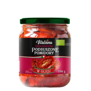 POMIDORY PODSUSZONE W OLEJU BIO 190 g – VITALIANA