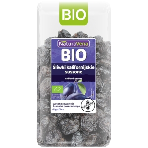 ŚLIWKI KALIFORNIJSKIE SUSZONE BEZGLUTENOWE BIO 400 g – NATURAVENA