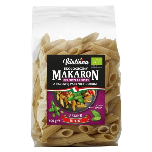 MAKARON (SEMOLINOWY RAZOWY) PENNE BIO 500 g – VITALIANA