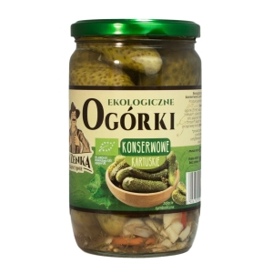 OGÓRKI KONSERWOWE KARTUSKIE BIO 670 g (360 g) – OD ZENKA TRADYCYJNIE