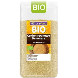 CUKIER TRZCINOWY DEMERARA BIO 500 g – NATURAVENA