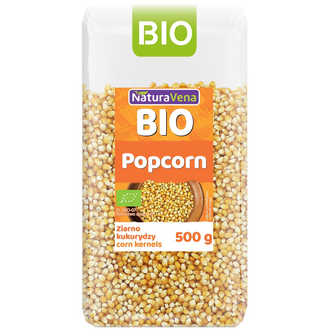 POPCORN (ZIARNO KUKURYDZY) BIO 500 g – NATURAVENA POPCORN (ZIARNO KUKURYDZY) BIO 500 g – NATURAVENA