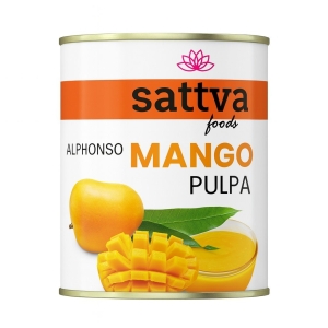 MANGO ALPHONSO PULPA 850 g – SATTVA (FOODS)