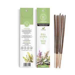 KADZIDEŁKA INDYJSKIE BIAŁA SZAŁWIA (10 szt.) 16 g – YOUR CANDLE