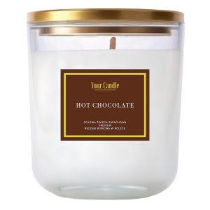 ŚWIECA SOJOWA ZAPACHOWA HOT CHOCOLATE 180 ml – YOUR CANDLE