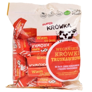 KRÓWKI TRUSKAWKOWE BEZMLECZNE BEZGLUTENOWE BIO 150 g – ME GUSTO (SUPER KRÓWKA)